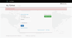 Desktop Screenshot of community.tsanet.org
